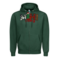Sports Green mimi claus Zipper Hoodie - BarkalooDesign