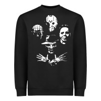 Black horror and scream film Heavyweight Sweatshirt - artisFamous