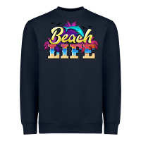 Navy beach life Heavyweight Sweatshirt - BarkalooDesign