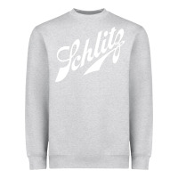 Heather Grey schlitz beer Heavyweight Sweatshirt - artisFamous