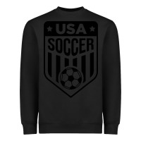 Black soccer team Heavyweight Sweatshirt - artisFamous