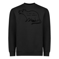 Black I Ate All Your Money Heavyweight Sweatshirt - artisFamous
