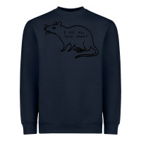 Navy I Ate All Your Money Heavyweight Sweatshirt - artisFamous