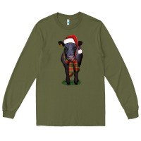 Army Green black angus Long Sleeve Tee - RanaPortraitStore