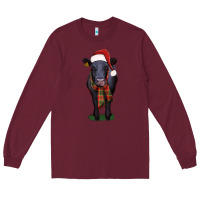 Burgundy black angus Long Sleeve Tee - RanaPortraitStore
