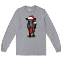 Heather Grey black angus Long Sleeve Tee - RanaPortraitStore