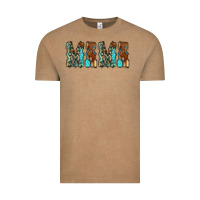 Vintage Coffee Mama Turquoise Tooled Vintage Tee - CowCowDesign