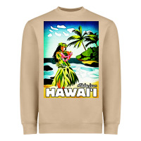 Mushroom hawaii hula girl Heavyweight Sweatshirt - artisFamous