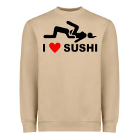 Mushroom i love sushi funny Heavyweight Sweatshirt - artisFamous