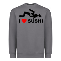 Storm i love sushi funny Heavyweight Sweatshirt - artisFamous