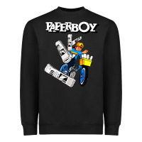 Black paperboy Heavyweight Sweatshirt - artisFamous