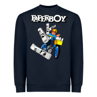 Navy paperboy Heavyweight Sweatshirt - artisFamous