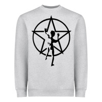 Heather Grey RUSH STARMAN Heavyweight Sweatshirt - artisFamous