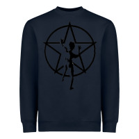 Navy RUSH STARMAN Heavyweight Sweatshirt - artisFamous