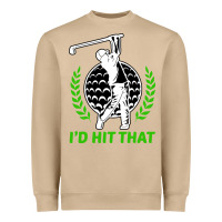 Mushroom id hit that funny golfing golf Heavyweight Sweatshirt - artisFamous