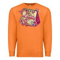Carrot pink cancer ribbon and october calendar Premium Sweatshirt - AdoDesignShop