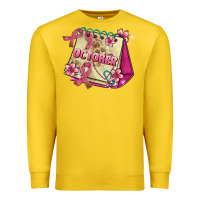 Lemon pink cancer ribbon and october calendar Premium Sweatshirt - AdoDesignShop