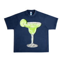 Navy martini fa element Urban Heavy Tee - FaDigitalArtStudio