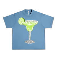 Pebble Blue martini fa element Urban Heavy Tee - FaDigitalArtStudio