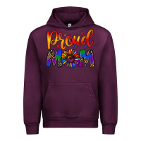 Mauve Wine proud mom Urban Hoodie - JahusDesignShop