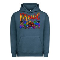 Pigment Midnight Navy proud mom Urban Hoodie - JahusDesignShop