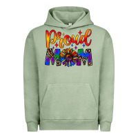 Pigment Oil Green proud mom Urban Hoodie - JahusDesignShop