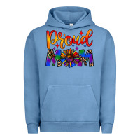 Pigment Pebble Blue proud mom Urban Hoodie - JahusDesignShop