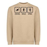 Mushroom crawl walk spike volleyball Heavyweight Sweatshirt - artisFamous