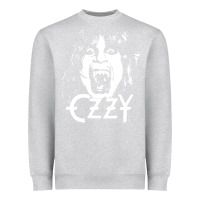 Heather Grey crazy train vintage rock Heavyweight Sweatshirt - artisFamous