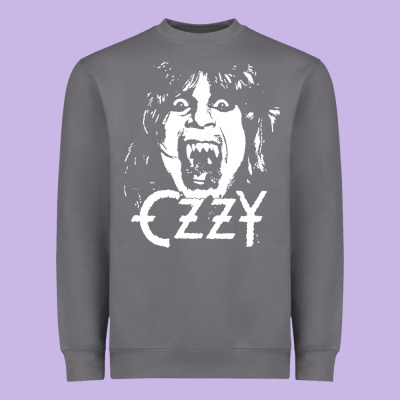 Crazy Train Vintage Rock Heavyweight Sweatshirt Designed By Artisfamous