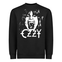 Black crazy train vintage rock Heavyweight Sweatshirt - artisFamous