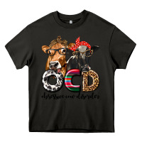 Asphalt OCD Obsessive Cow Disorder Heavy Core Tee - texasbilliewilder