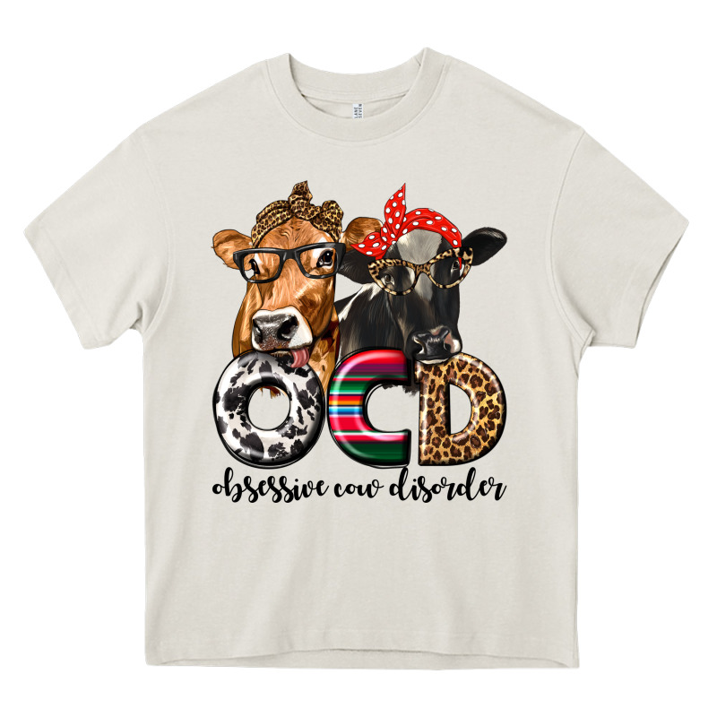 Ocd Obsessive Cow Disorder Heavy Core Tee by texasbilliewilder | Teevron