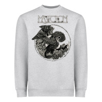 Heather Grey mastodon Heavyweight Sweatshirt - artisFamous