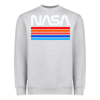 Heather Grey vintage retro nasa Heavyweight Sweatshirt - artisFamous