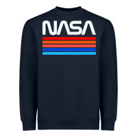 Navy vintage retro nasa Heavyweight Sweatshirt - artisFamous