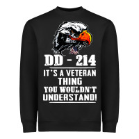 Black dd 214 Heavyweight Sweatshirt - artisFamous