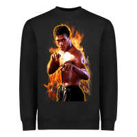 Black bruce leroy Heavyweight Sweatshirt - artisFamous