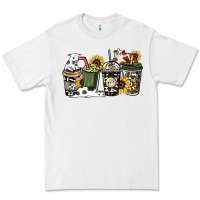 White Cowhide coffee cups Premium Tee - HowdyJamesFarm
