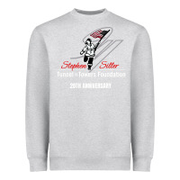 Heather Grey tunnel to towers foundation Heavyweight Sweatshirt - artisFamous