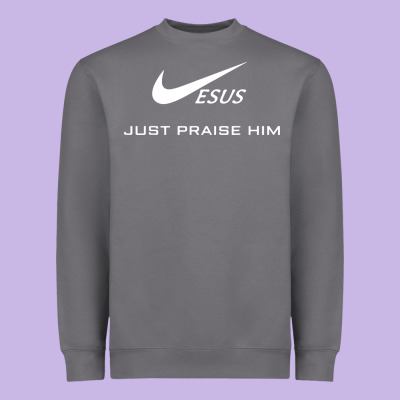 Jesus Just Praise Him Jesus Surfed Christian Heavyweight Sweatshirt Designed By Artisfamous