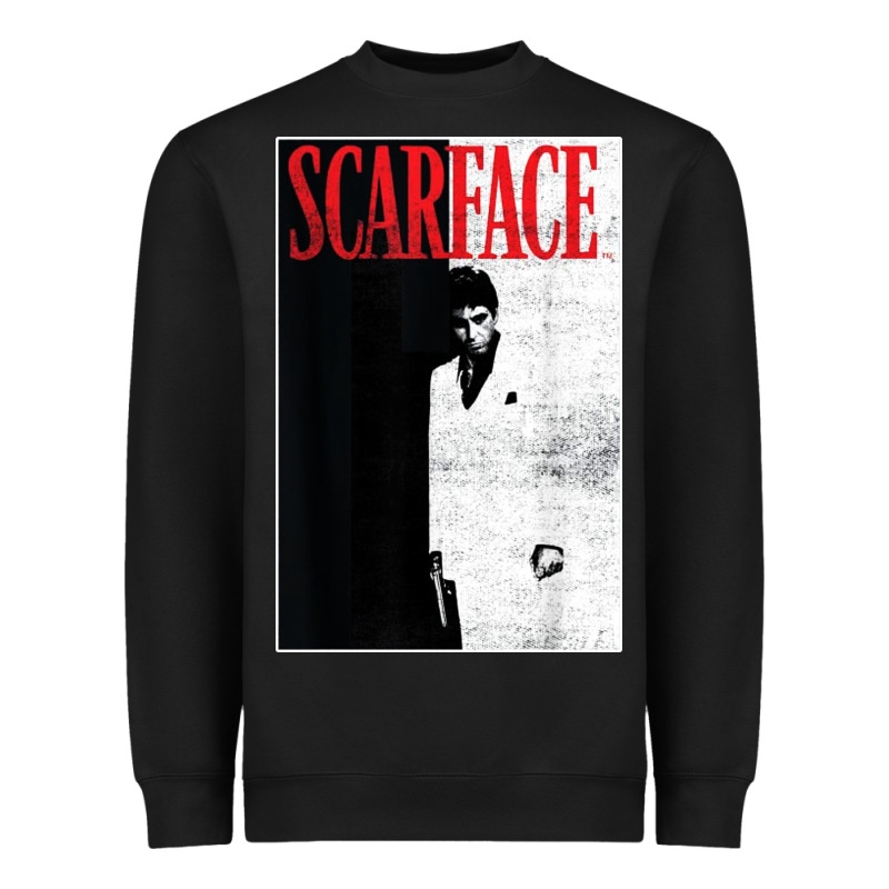 Scarface Distressed Movie Photo Heavyweight Sweatshirt by artisFamous | Teevron