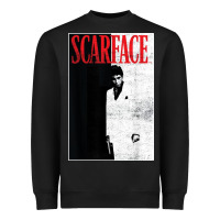 Black scarface distressed movie photo Heavyweight Sweatshirt - artisFamous