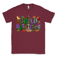Burgundy child nutrition mardi gras cowgirl Classic Tee - CowGirlArtShop
