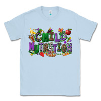 Dusty Blue child nutrition mardi gras cowgirl Classic Tee - CowGirlArtShop