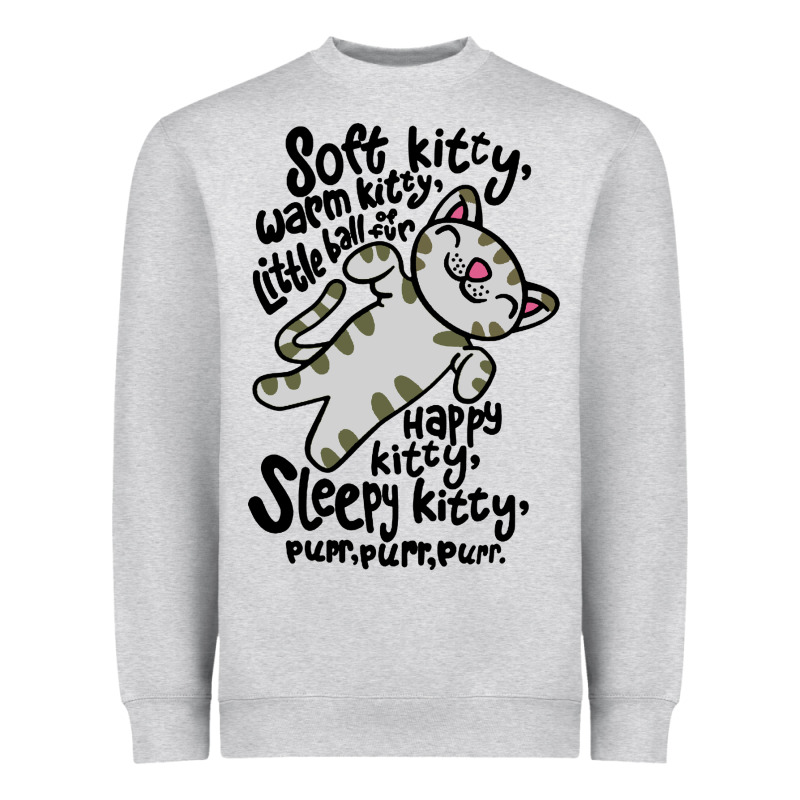 Soft Kitty Warm Kitty Heavyweight Sweatshirt by artisFamous | Teevron