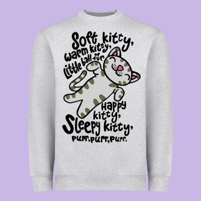 Soft Kitty Warm Kitty Heavyweight Sweatshirt Designed By Artisfamous