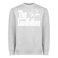 Heather Grey the godfather original white title Heavyweight Sweatshirt - artisFamous