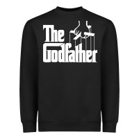 Black the godfather original white title Heavyweight Sweatshirt - artisFamous