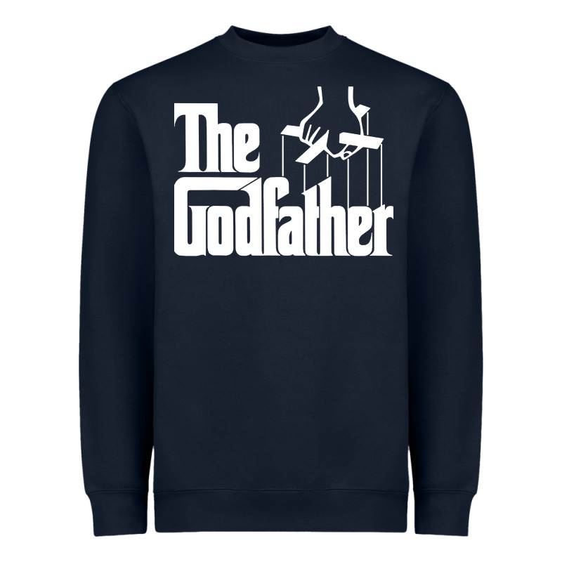 The Godfather Original White Title Heavyweight Sweatshirt by artisFamous | Teevron